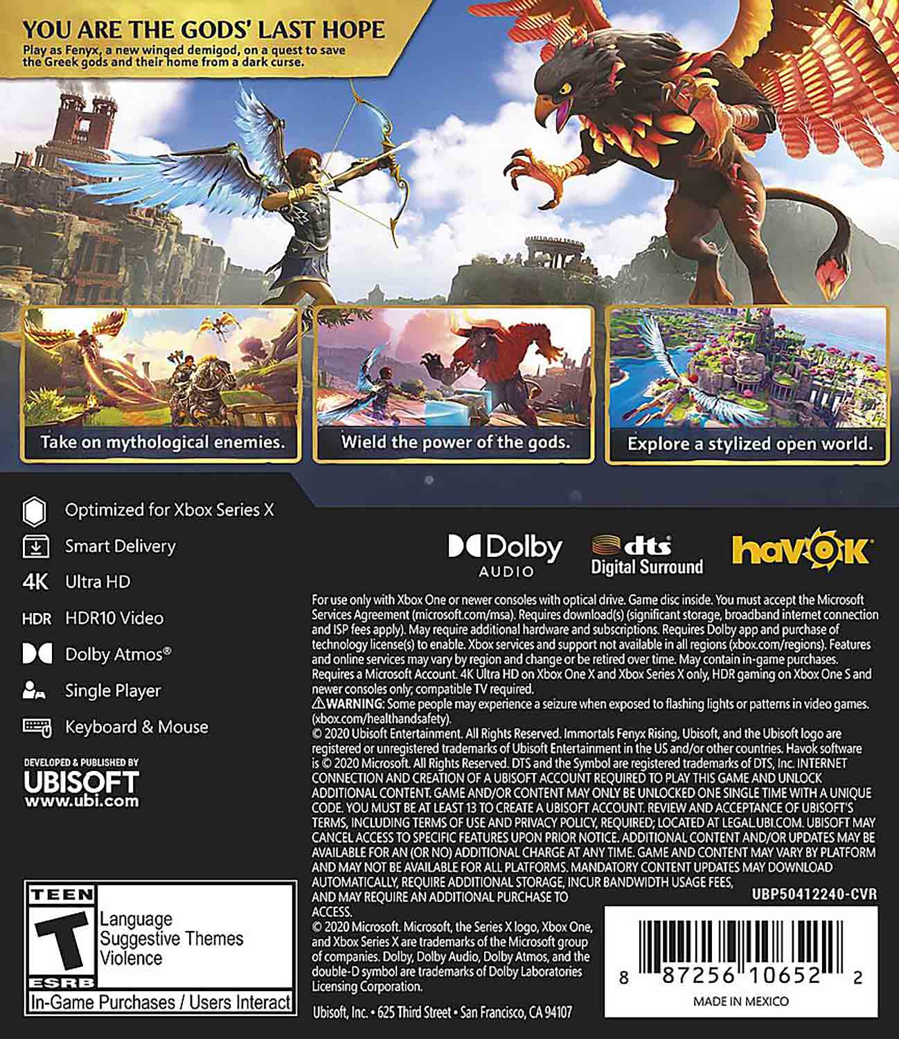 Hra Immortals Fenyx Rising pro XBOX ONE XONE X1 konzole - XBOX ONE