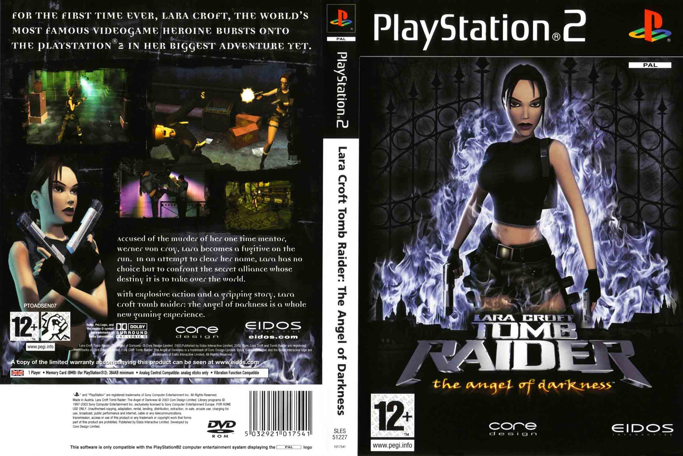 Hra Lara Croft Tomb Raider: The Angel of Darkness pro PS2 Playstation 2 konzole - PLAYSTATION 2
