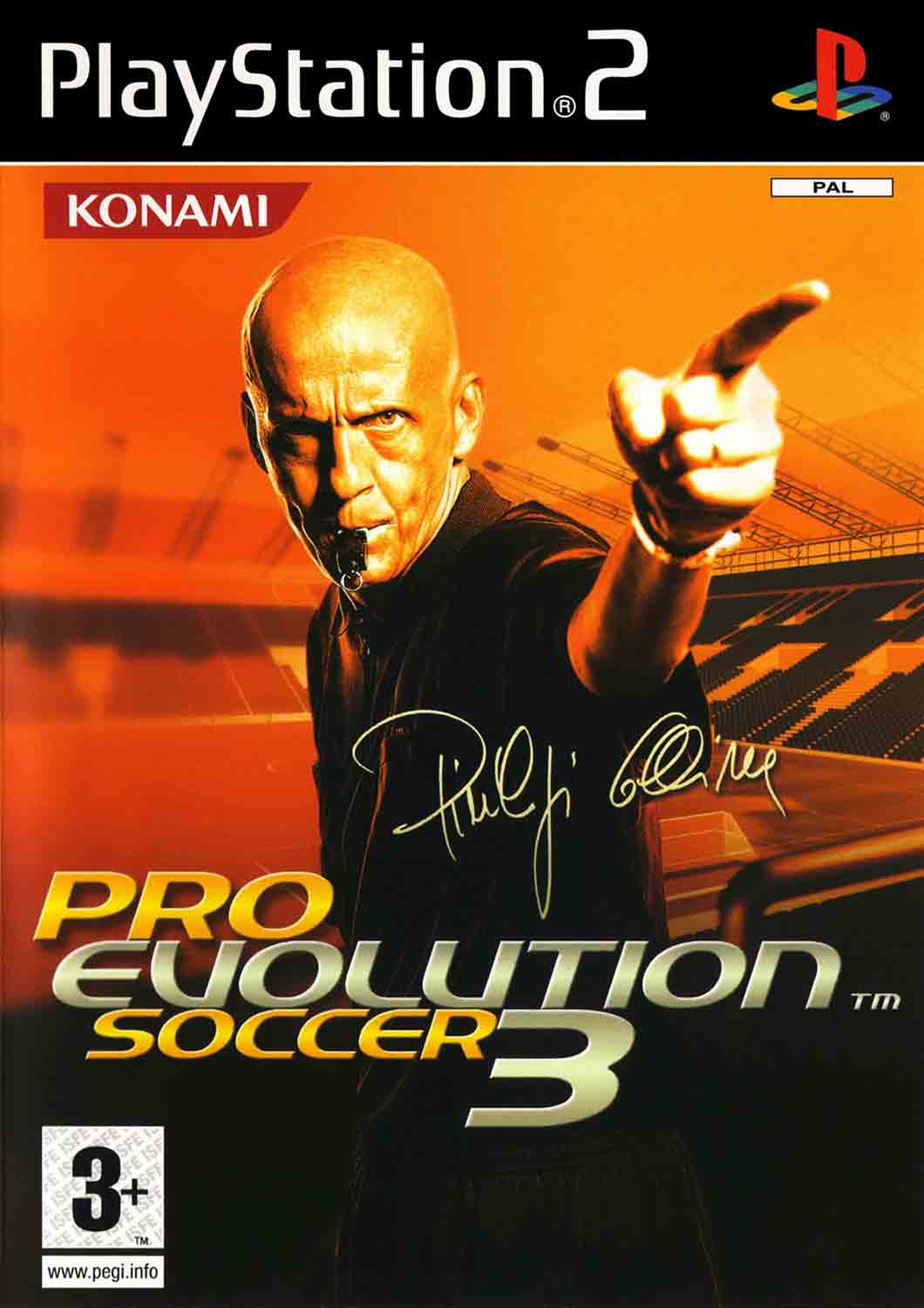 Hra Pro Evolution Soccer 3 (PES 3) pro PS2 Playstation 2 konzole - PLAYSTATION 2