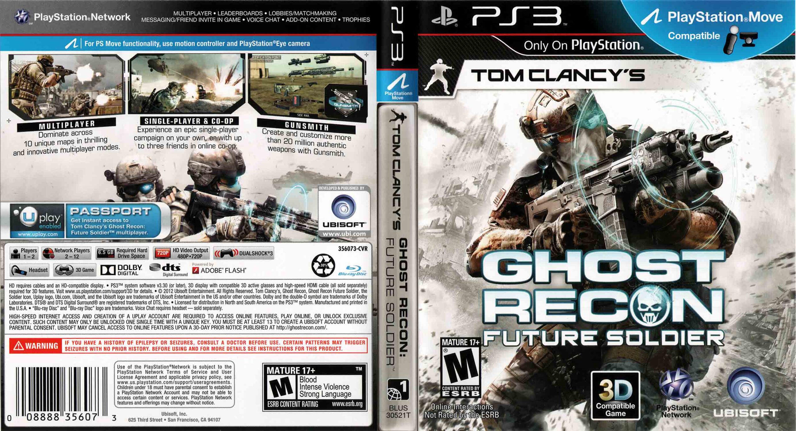 Hra Tom Clancy's Ghost Recon: Future Soldier pro PS3 Playstation 3 konzole - PLAYSTATION 3