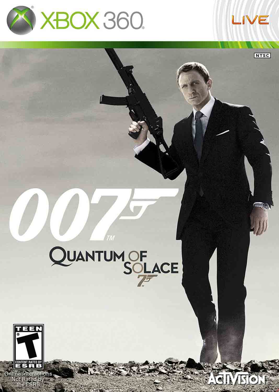 James Bond 007: Quantum of Solace pro XBOX 360 - akční hra obal hry