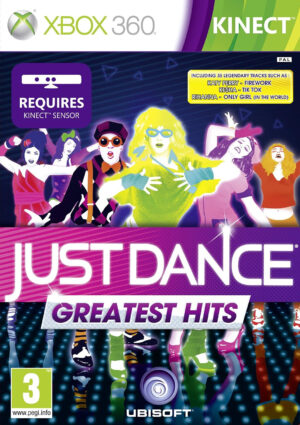 Just Dance Greatest Hits pro XBOX 360 — přední strana obalu