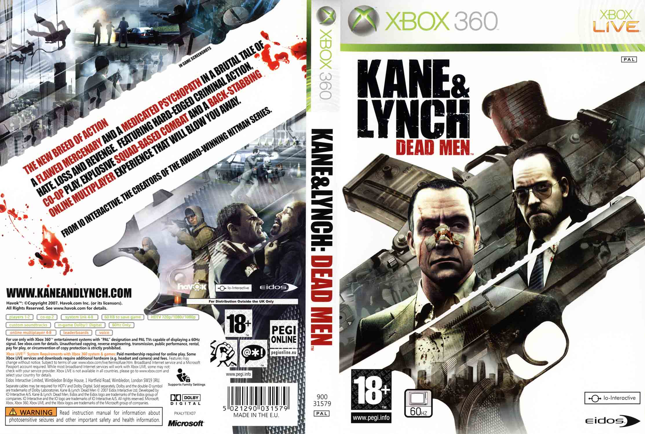 Kane & Lynch: Dead Men XBOX 360 — akce