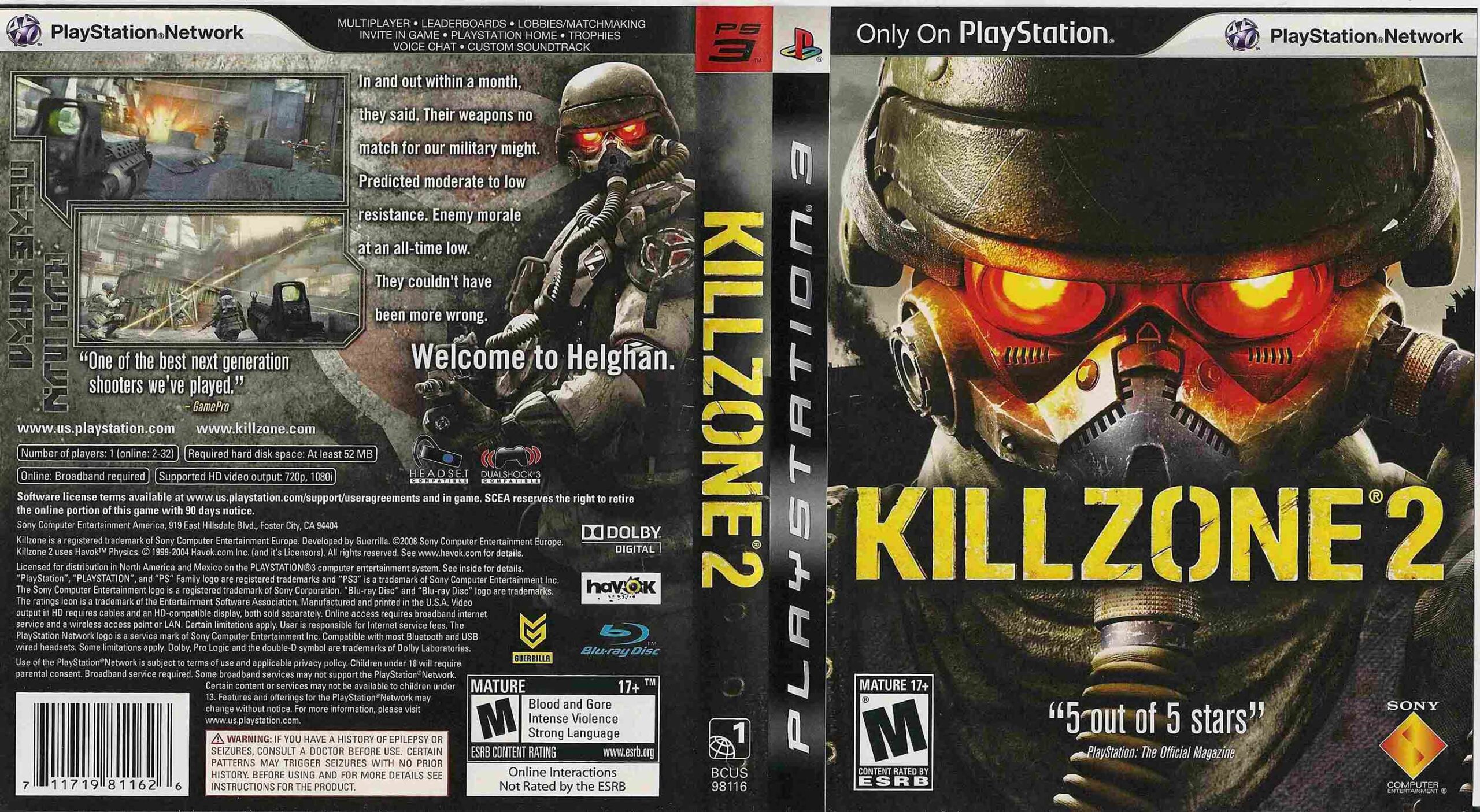 Killzone 2 pro PS3 - taktické boje na planetě Helghan proti helghastským vojákům