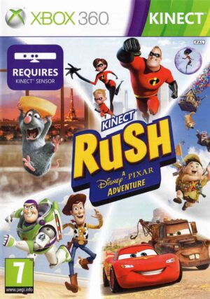 Kinect Rush: A Disney Pixar Adventure pro XBOX 360 - hra pro děti obal hry