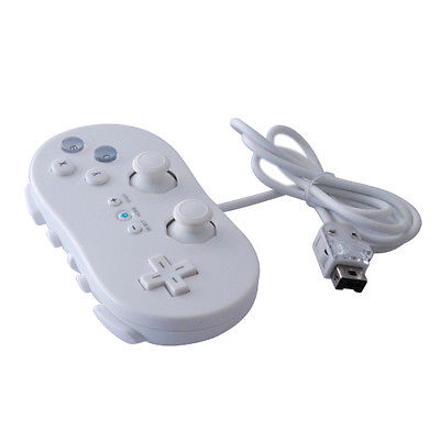 Klasický ovladač gamepad pro Wii a Wii U příslušenství - NINTENDO WII + WII U