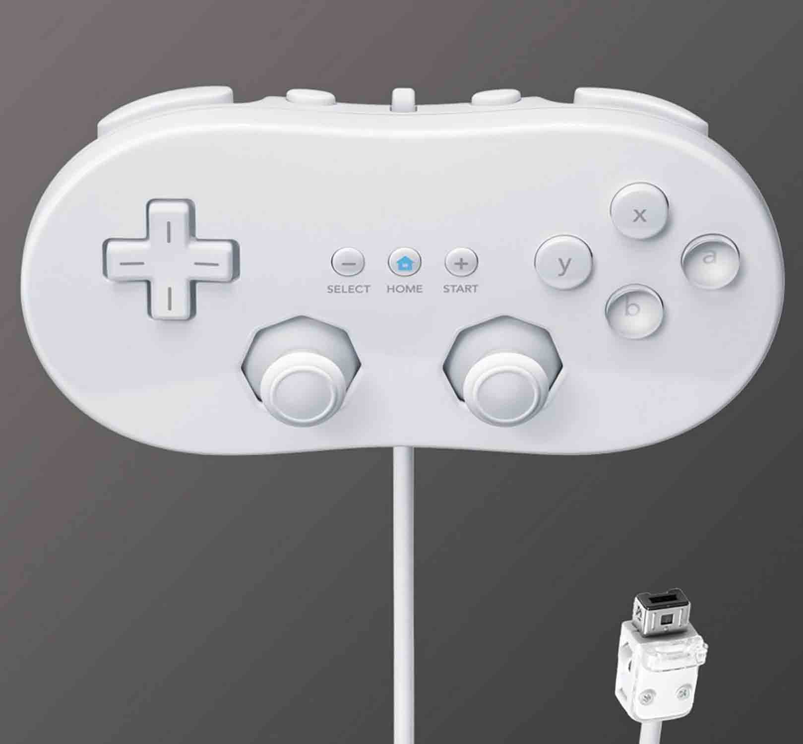 Klasický ovladač gamepad pro Wii a Wii U příslušenství - NINTENDO WII + WII U