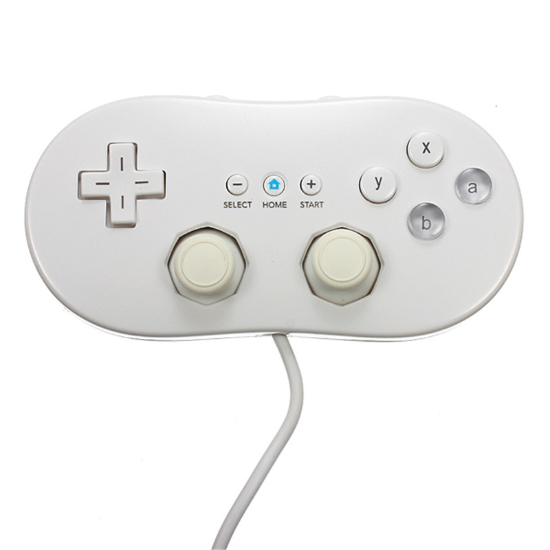 Klasický ovladač gamepad pro Wii a Wii U příslušenství - NINTENDO WII + WII U