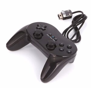 Klasický ovladač pro Wii a Wii U - gamepad typ 2 - černý příslušenství - NINTENDO WII + WII U