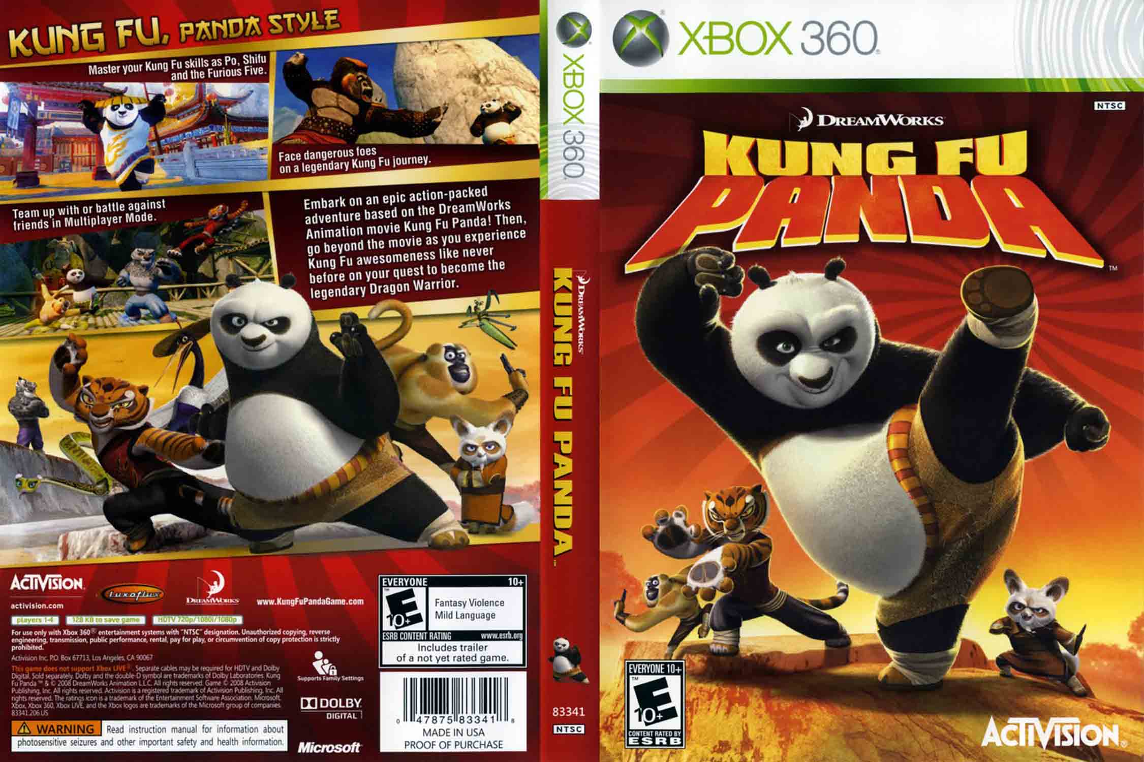 Kung Fu Panda pro Xbox 360 — mlatička