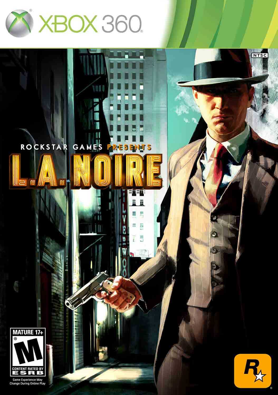 L.A. Noire pro XBOX 360 - dobrodružná hra obal hry