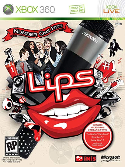 Lips: Number One Hits pro XBOX 360 - hra pro děti obal hry