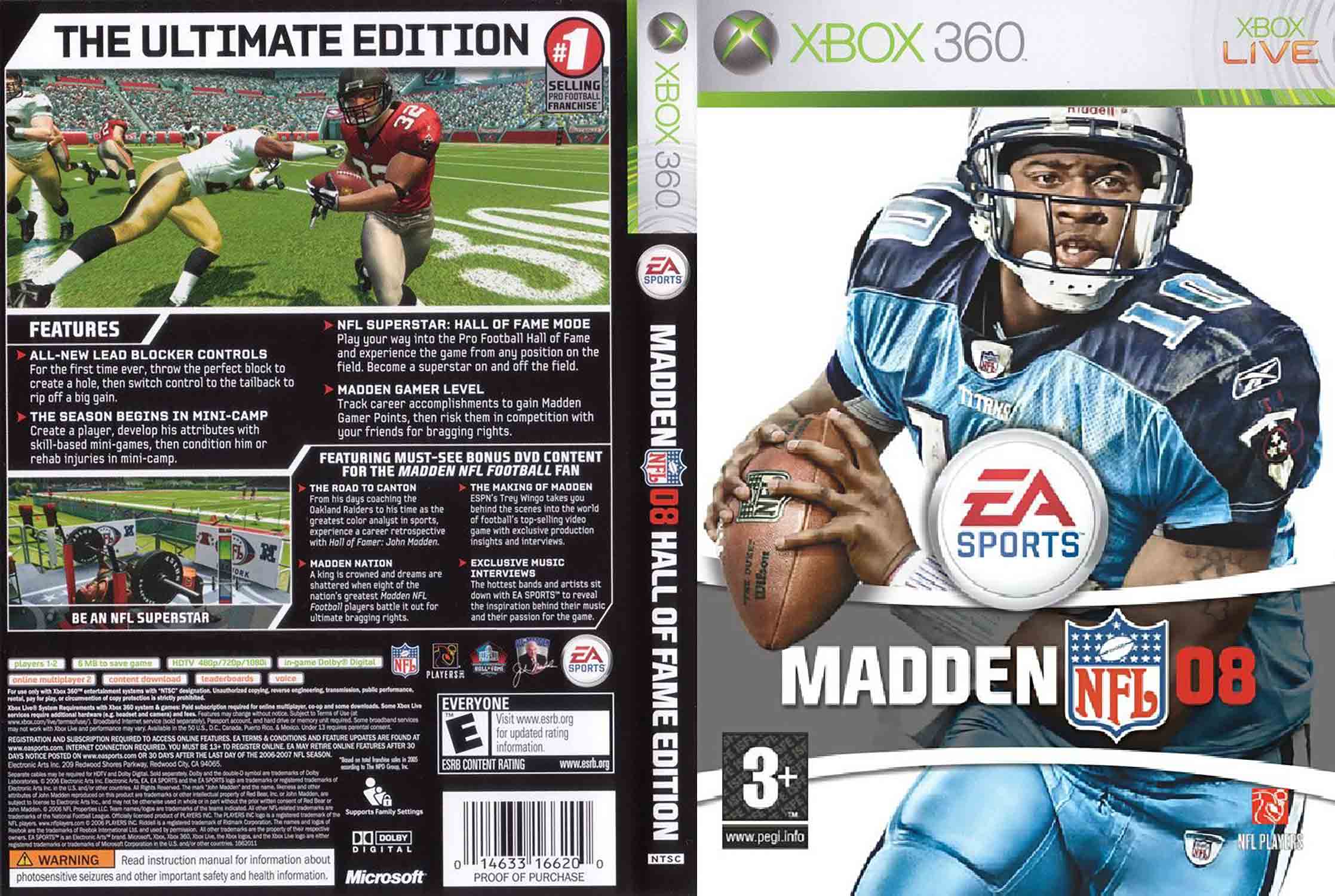 Madden NFL 08 pro Xbox 360 — Madden