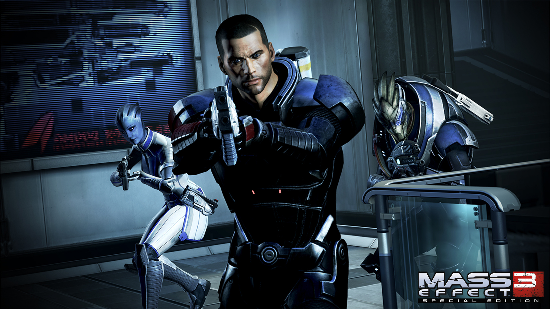 Mass Effect 3 pro PS3 — komandér Shepard