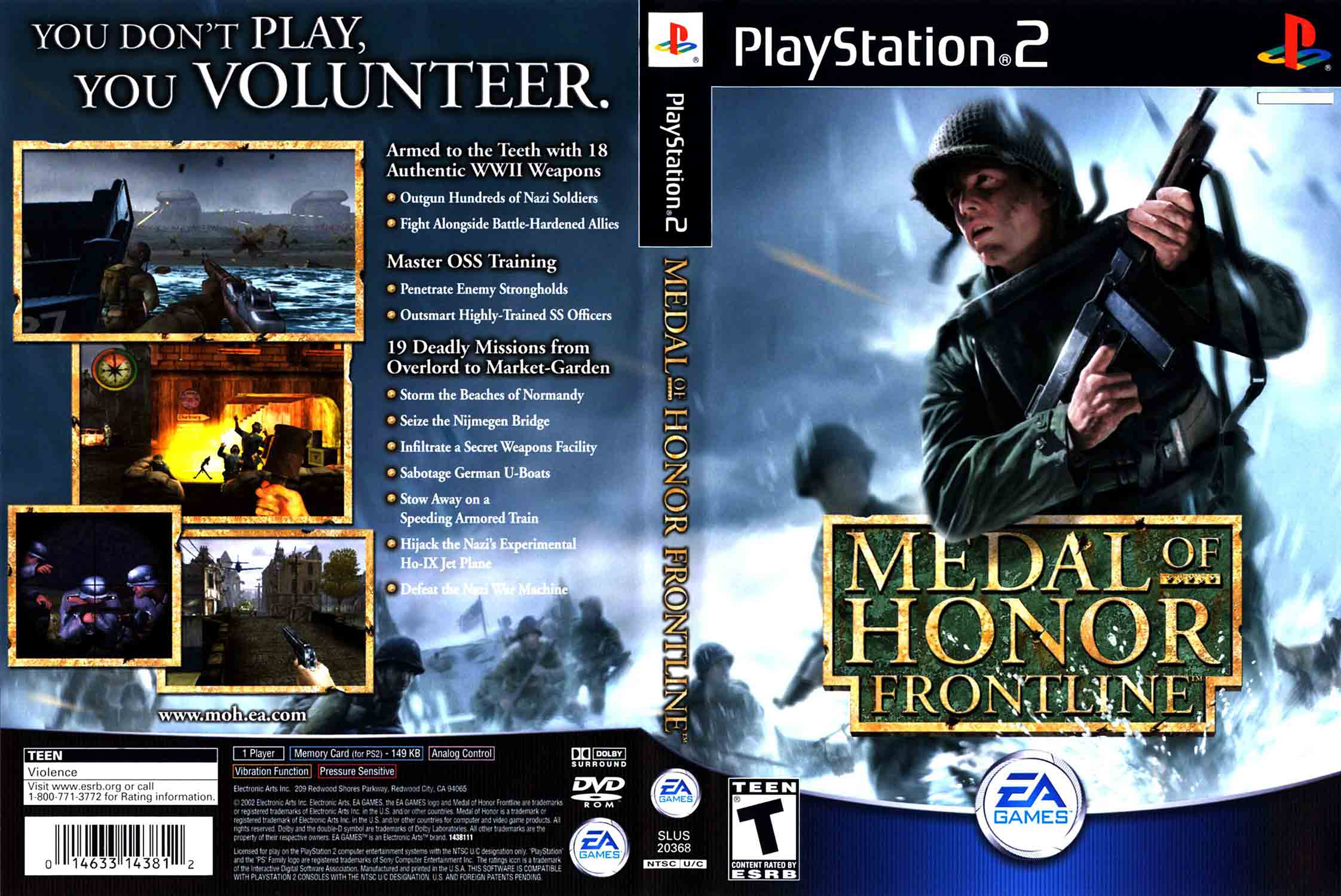 Medal of Honor: Frontline pro PS2 — vylodění v Normandii