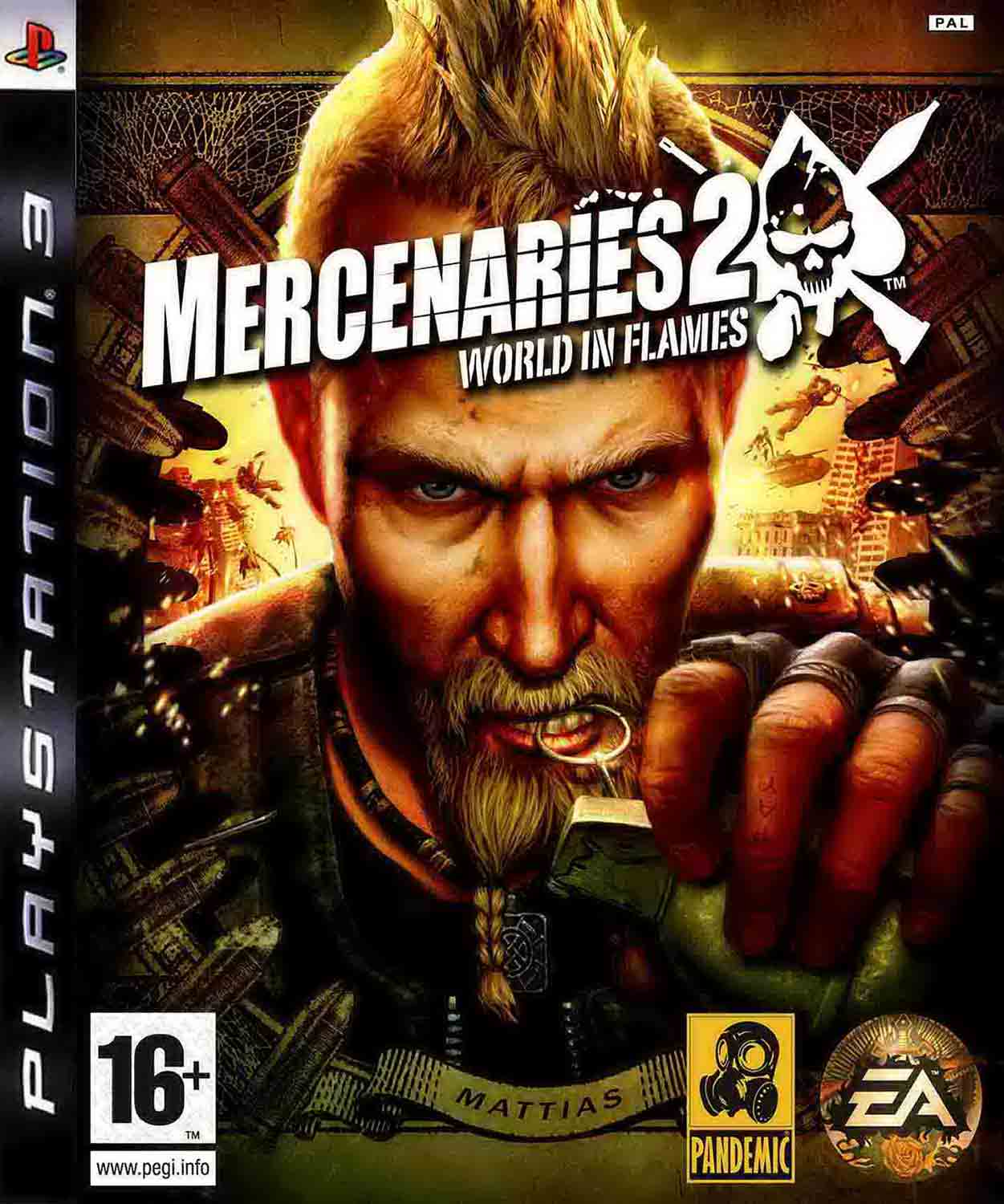 Mercenaries 2: World in Flames pro PS3 — akční střílečka