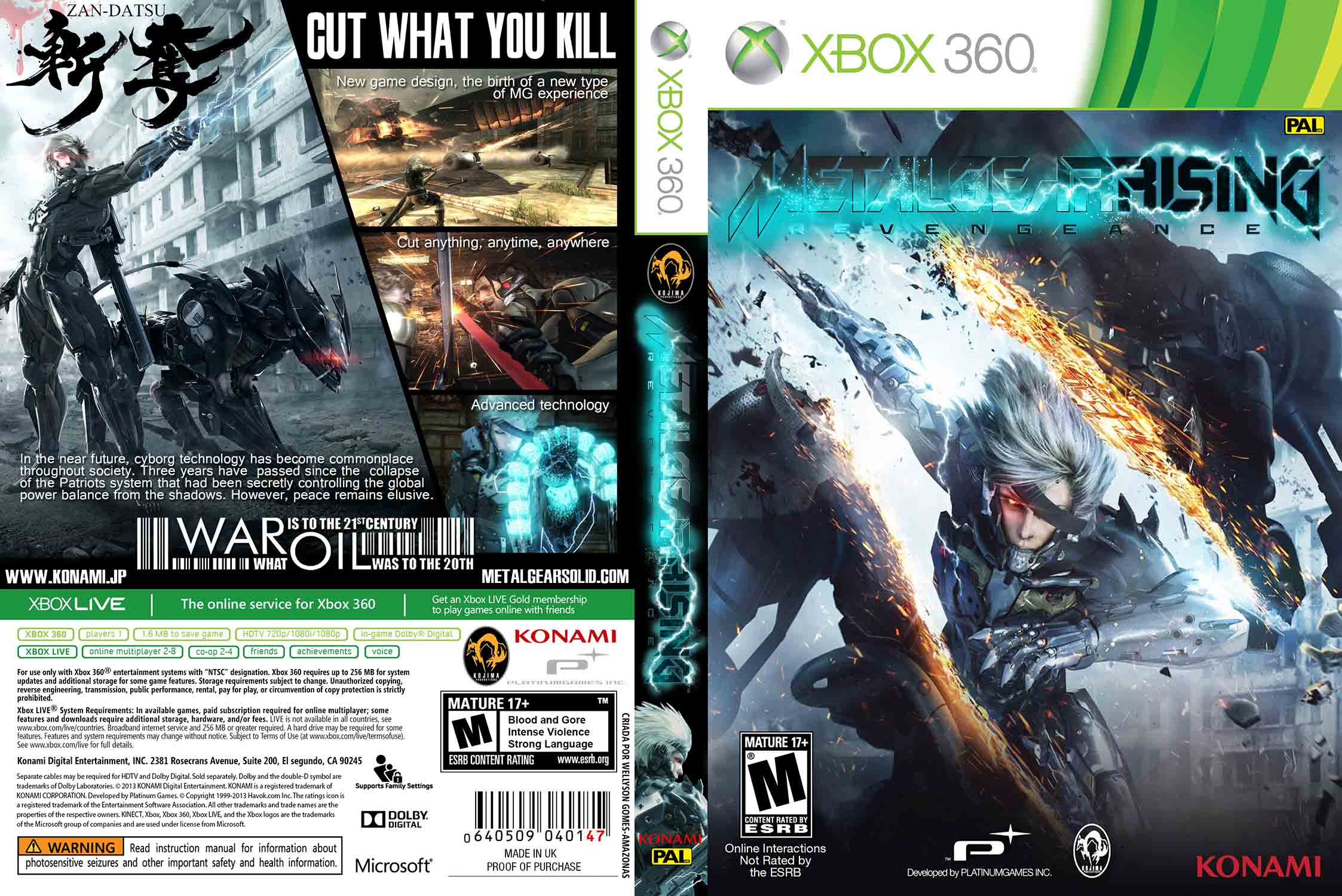 Metal Gear Rising: Revengeance pro XBOX 360 — Metal Gear