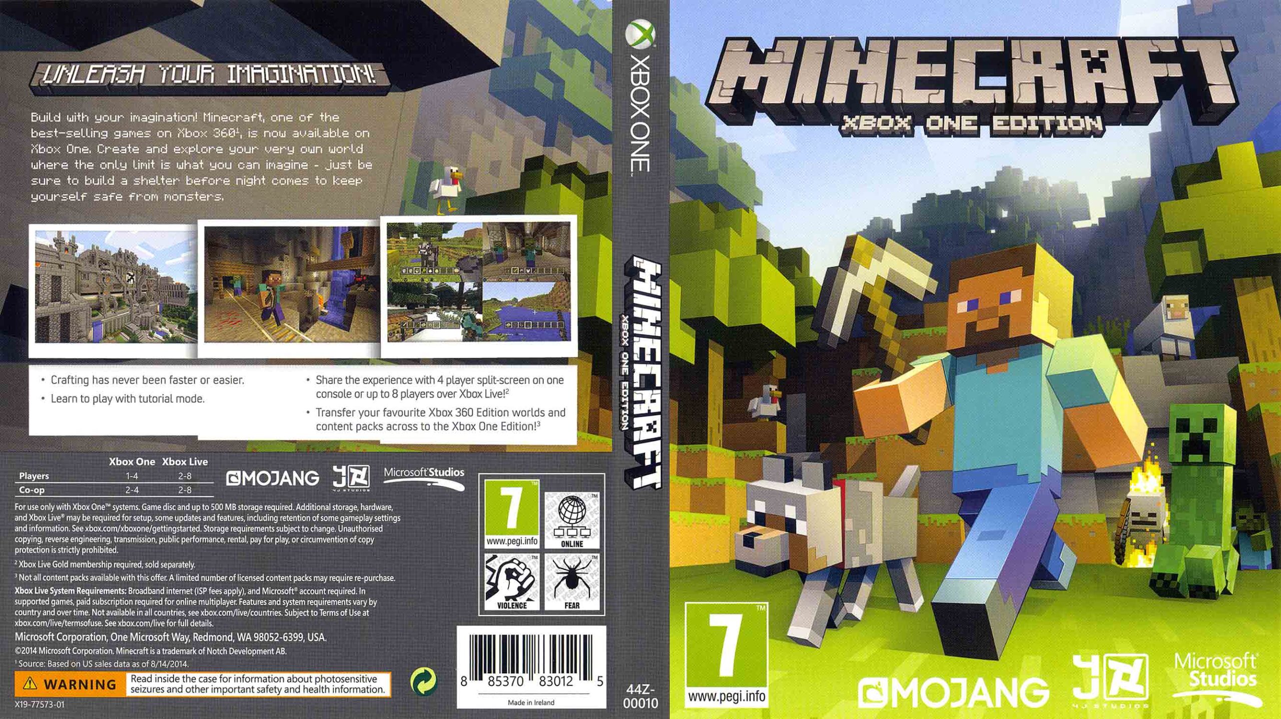 Minecraft pro XBOX ONE — stavění z kostiček