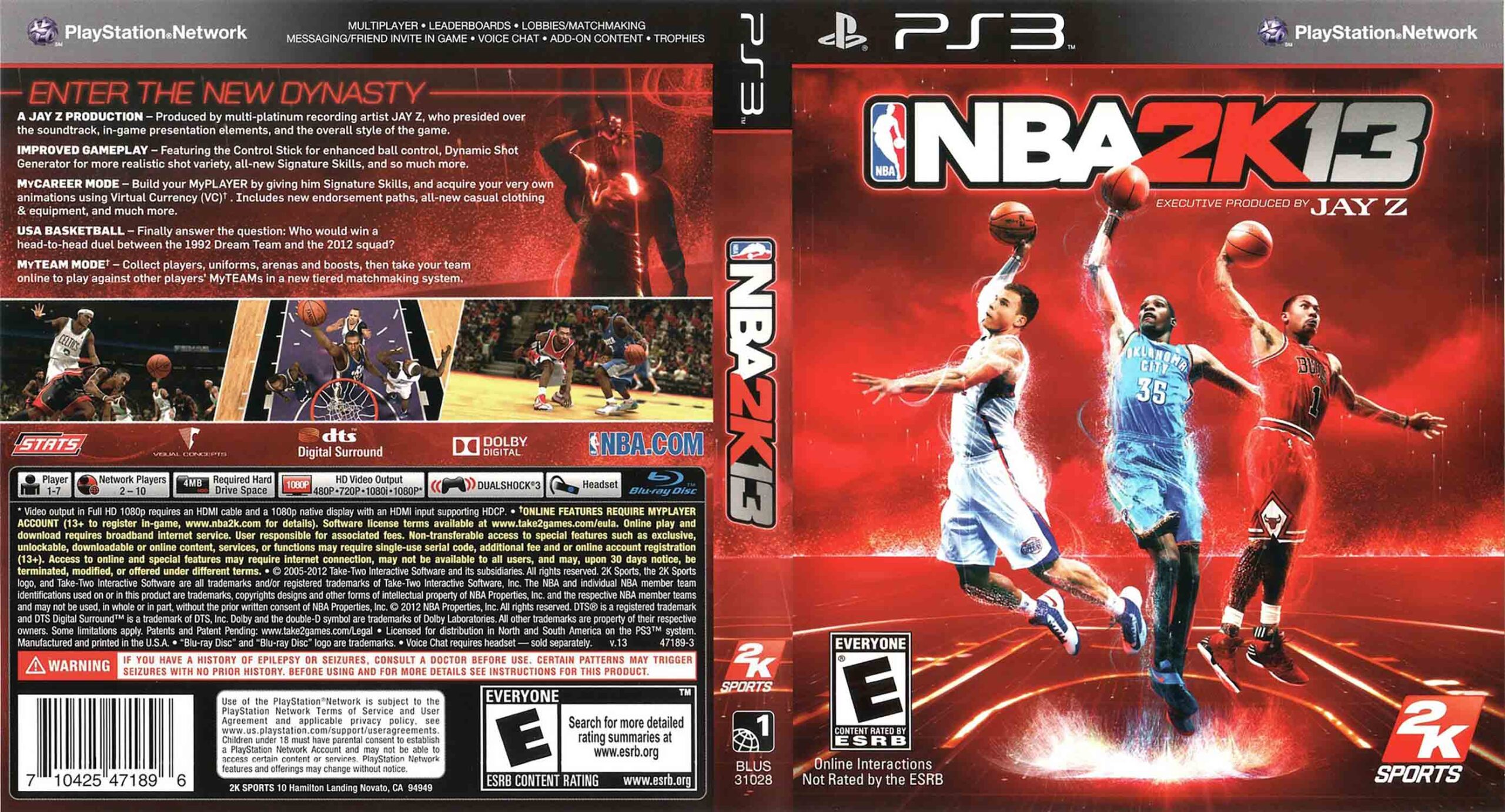 NBA 2K13 PS3 — Dream Team