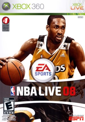 NBA Live 08 pro Xbox 360 — basketbal
