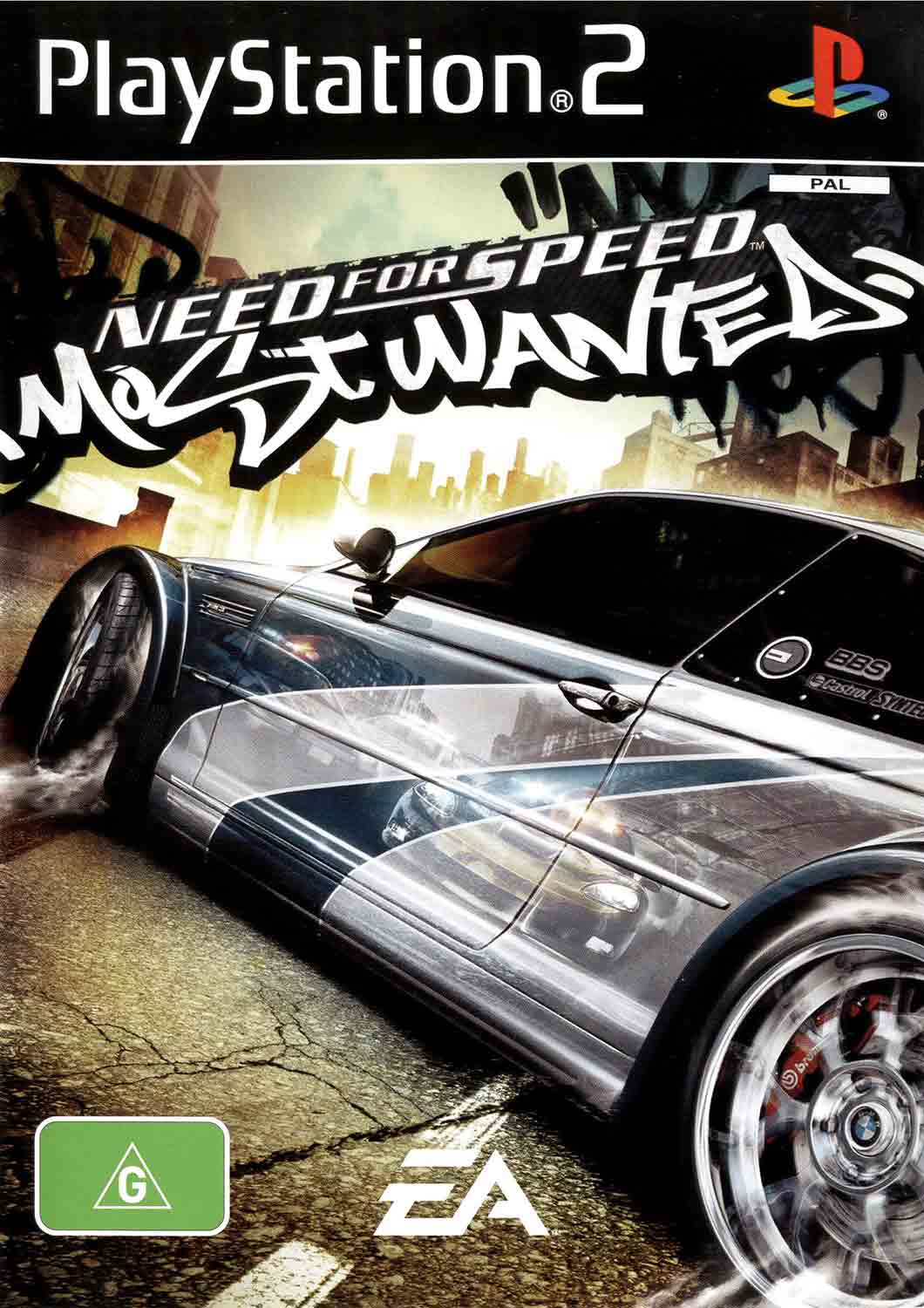 Need for Speed: Most Wanted pro PS2 — závodní hra