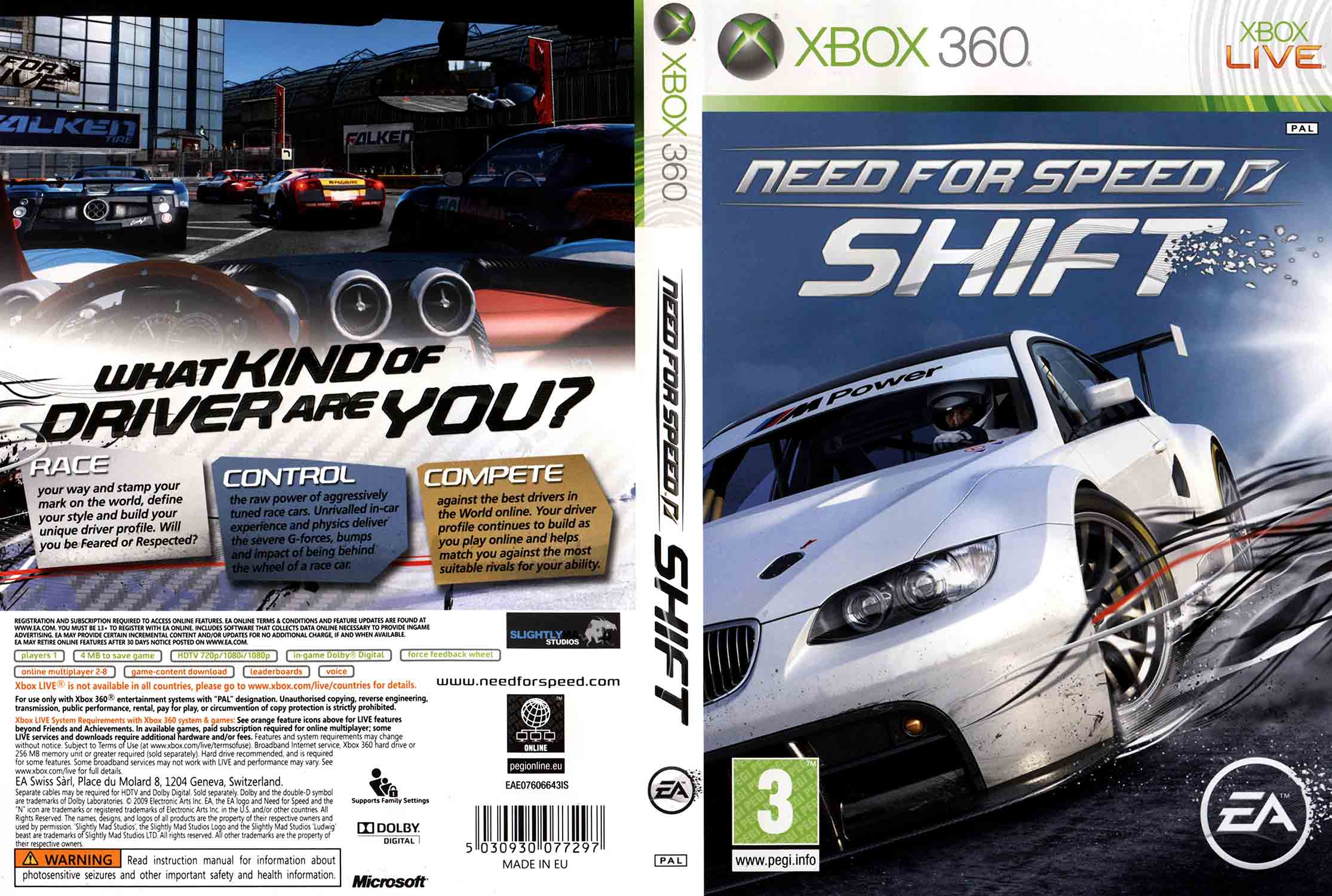 Need for Speed: Shift pro Xbox 360 — simulátor