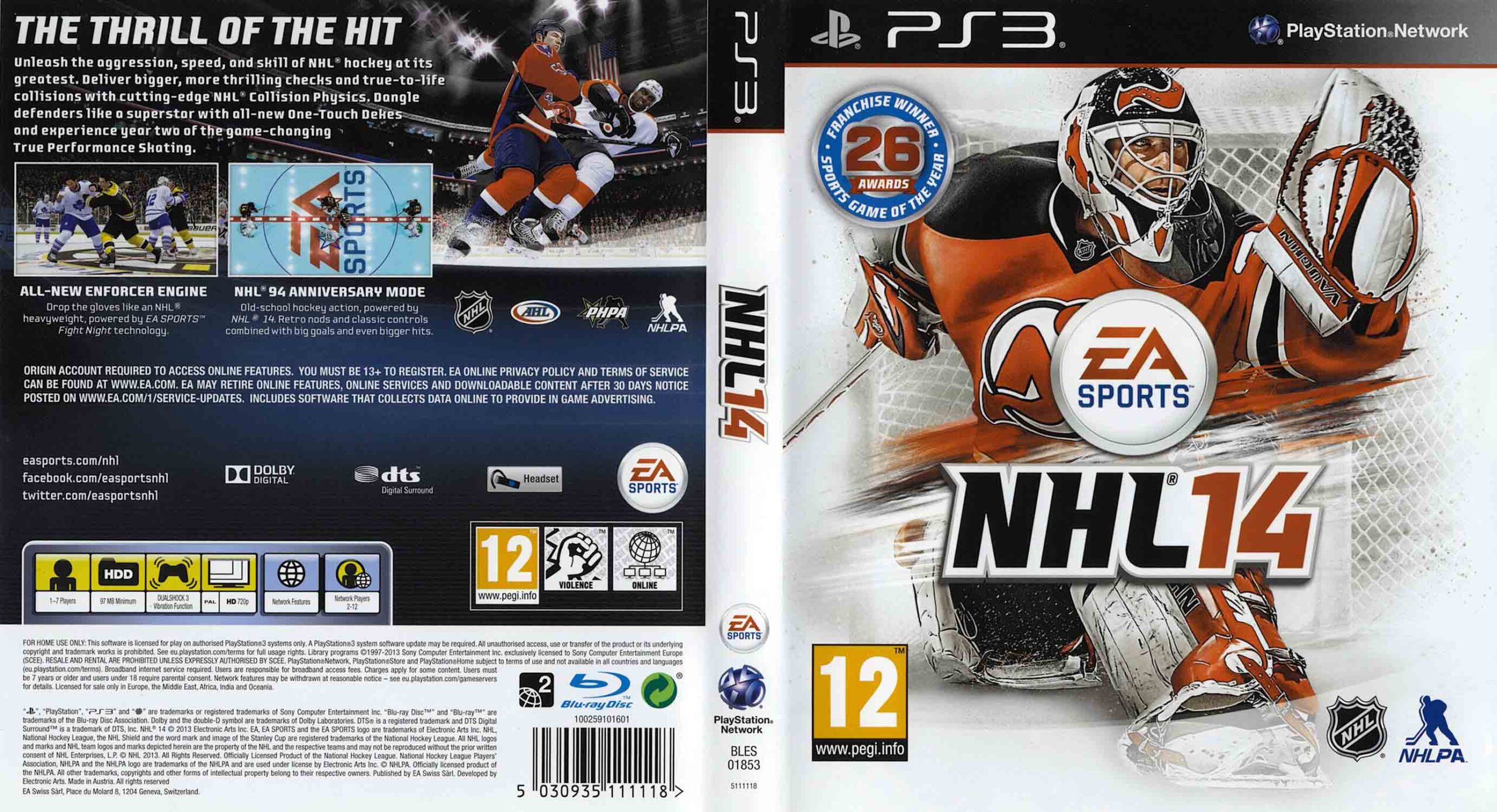 NHL 14 pro PS3 — Hockey Ultimate Team