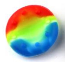 Ochranné čepičky na ovladač - duhové (pro Xbox One a PS4) příslušenství - XBOX ONE