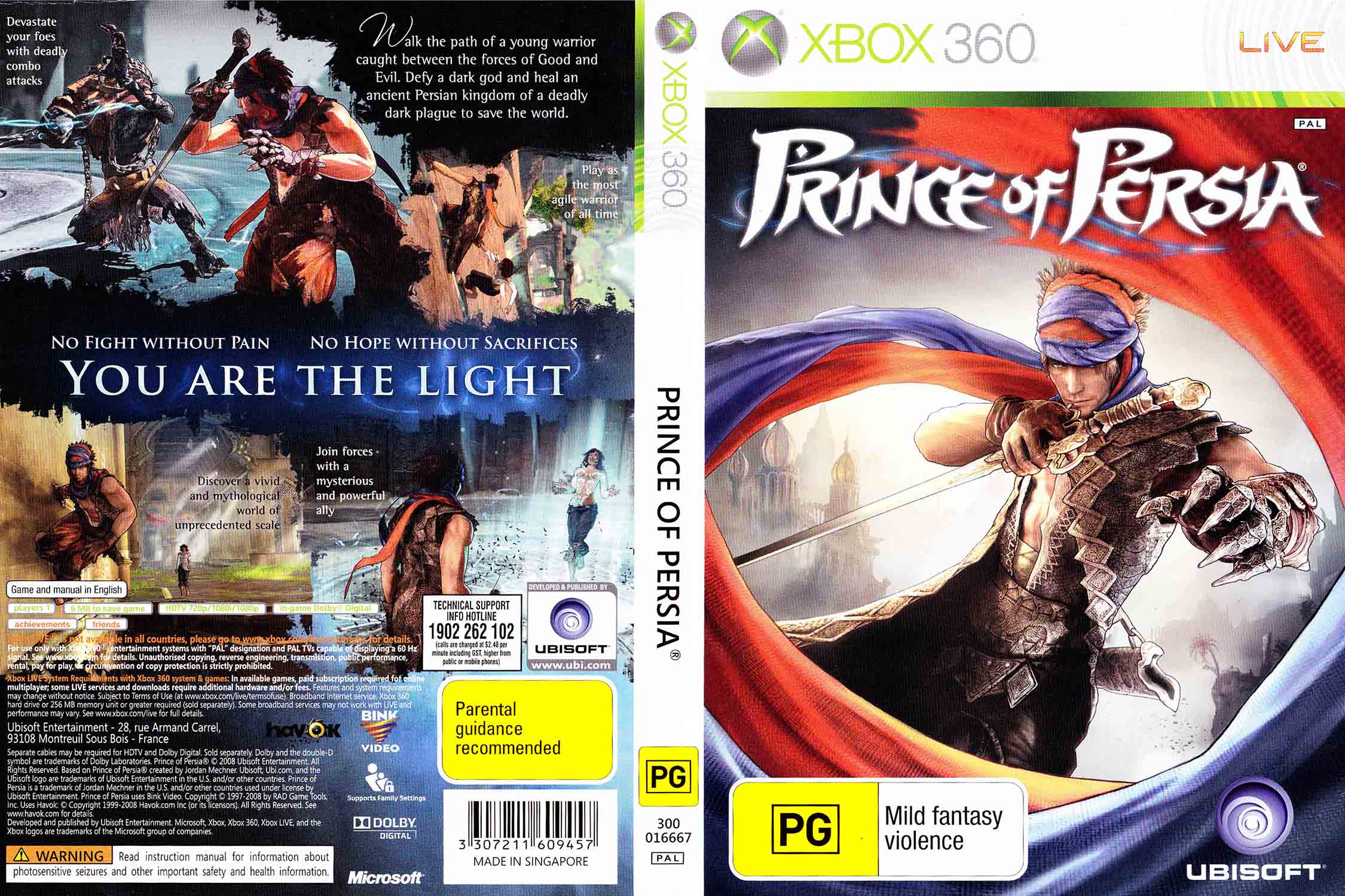 Prince of Persia XBOX 360 — parkour