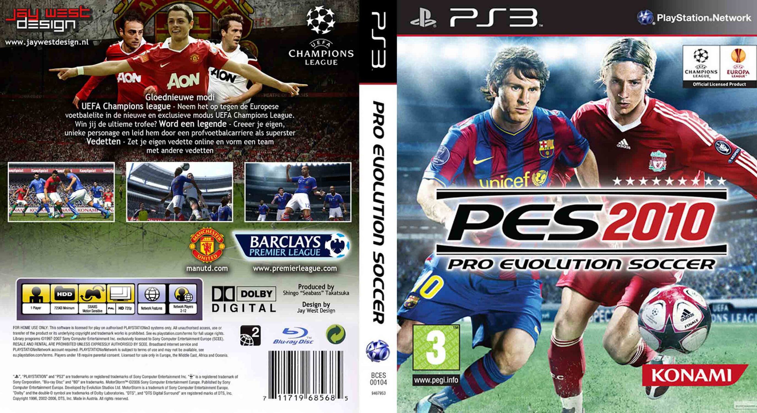Pro Evolution Soccer 2010 PS3 — Become a Legend