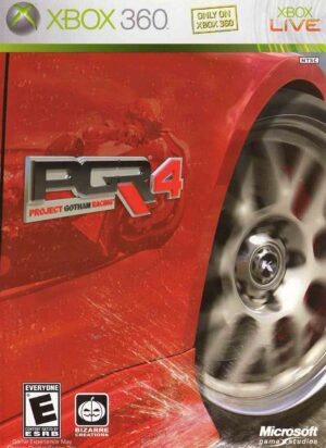 Project Gotham Racing 4 pro XBOX 360 - závodní hra obal hry
