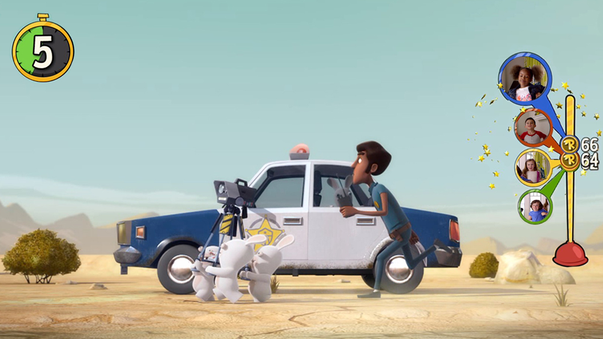Rabbids Invasion: The Interactive TV Show XBOX ONE — gameplay