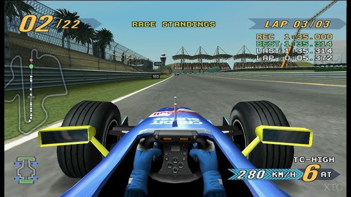 Racing Simulation 3 pro PS2 — telemetrie