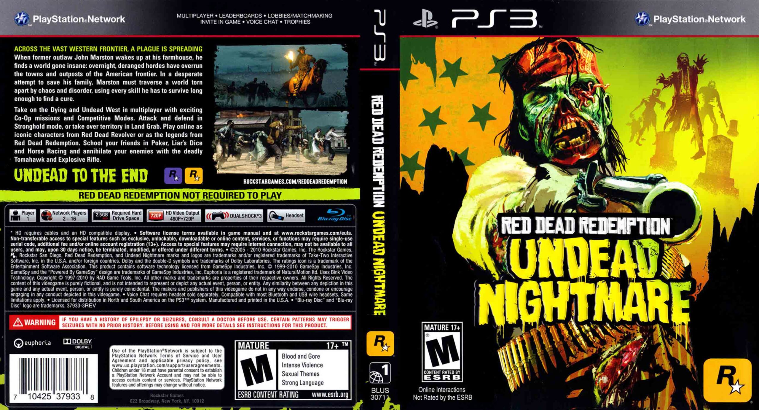 Red Dead Redemption Undead Nightmare pro PS3 — John Marston