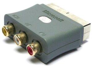Redukce ze CINCH RCA na SCART (originál Microsoft) příslušenství - XBOX 360