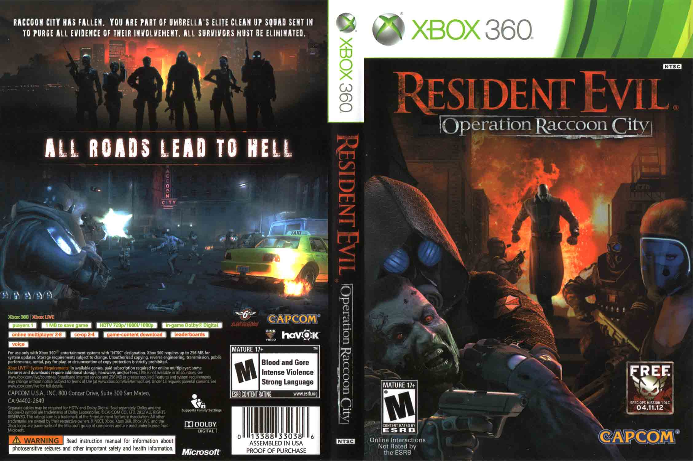 Resident Evil: Operation Raccoon City pro Xbox 360 — střílečka