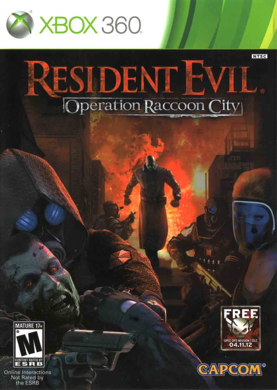 Resident Evil: Operation Raccoon City pro Xbox 360 — zombie