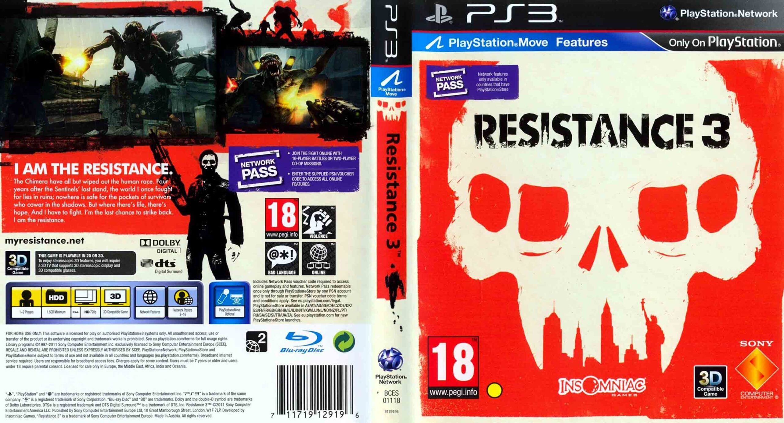 Resistance 3 pro PS3 — co-op kampaň