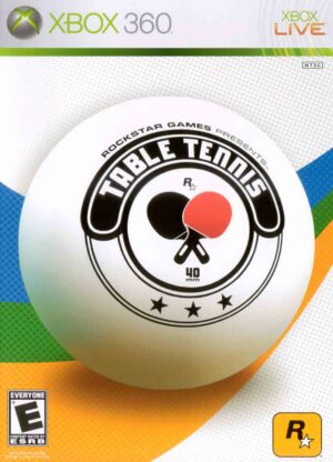 Rockstar Games presents Table Tennis pro XBOX 360 - sportovní hra obal hry
