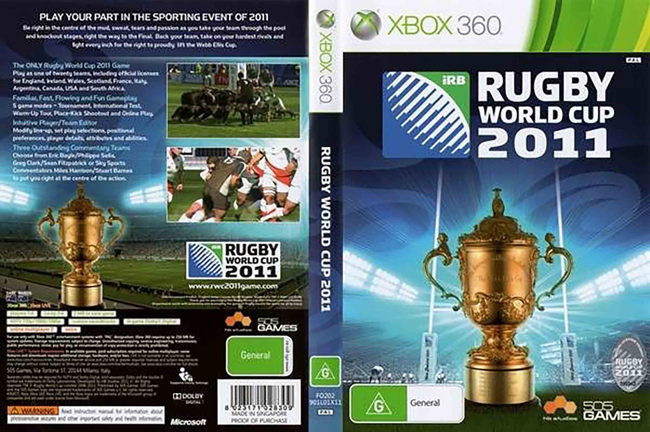 Rugby World Cup 2011 pro XBOX 360 — sport pro dva