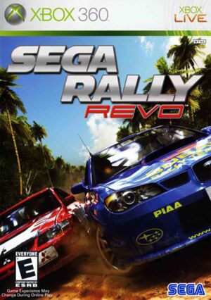 SEGA Rally pro XBOX 360 - závodní hra obal hry