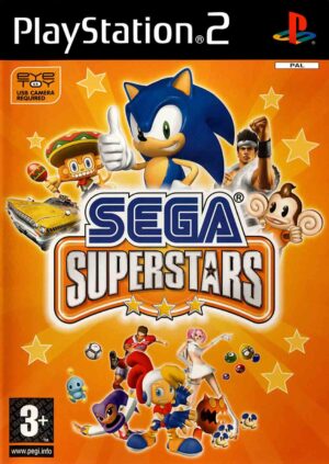 Sega Superstars pro PS2 — sbírka miniher