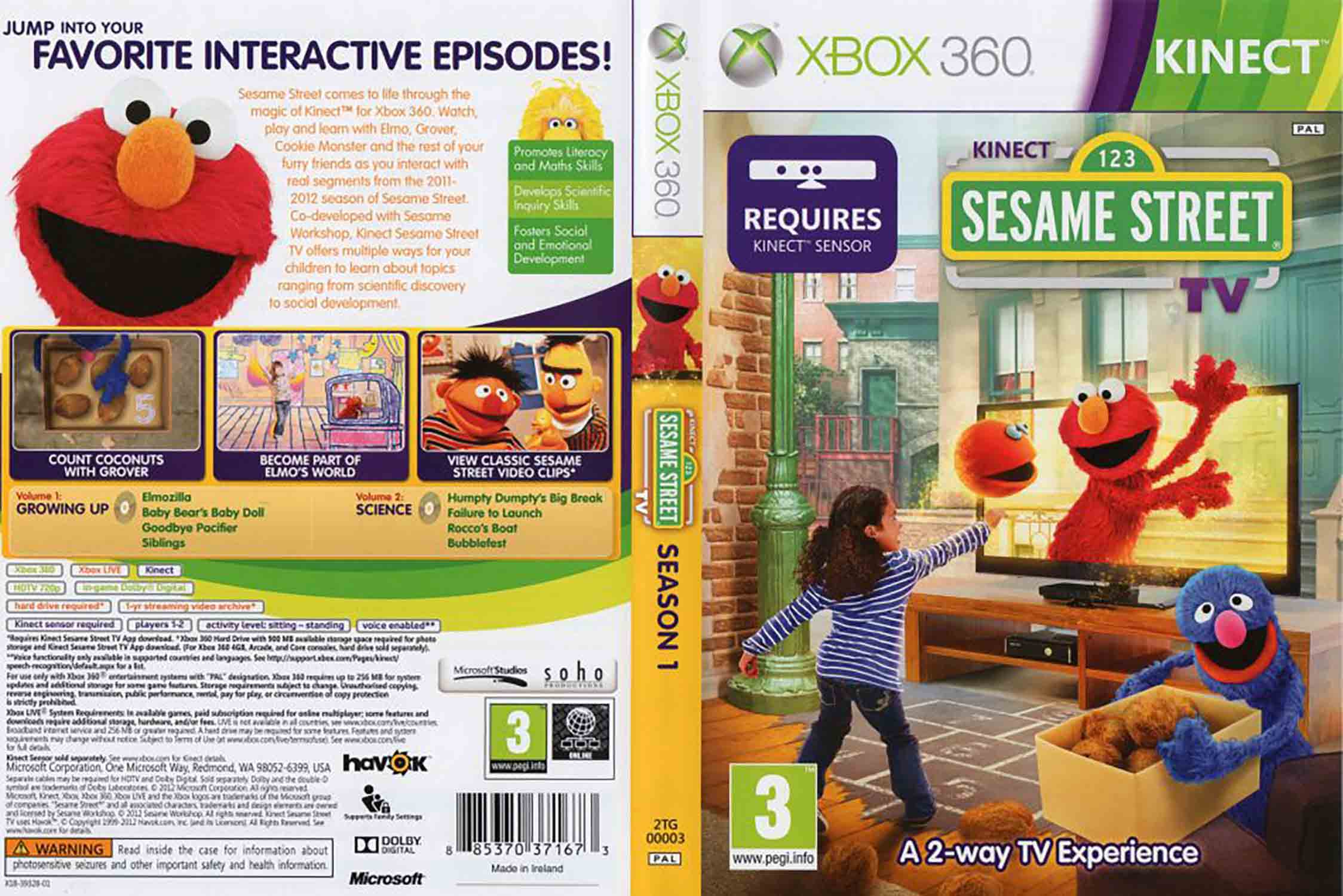 Sesame Street TV pro XBOX 360 — dětská hra