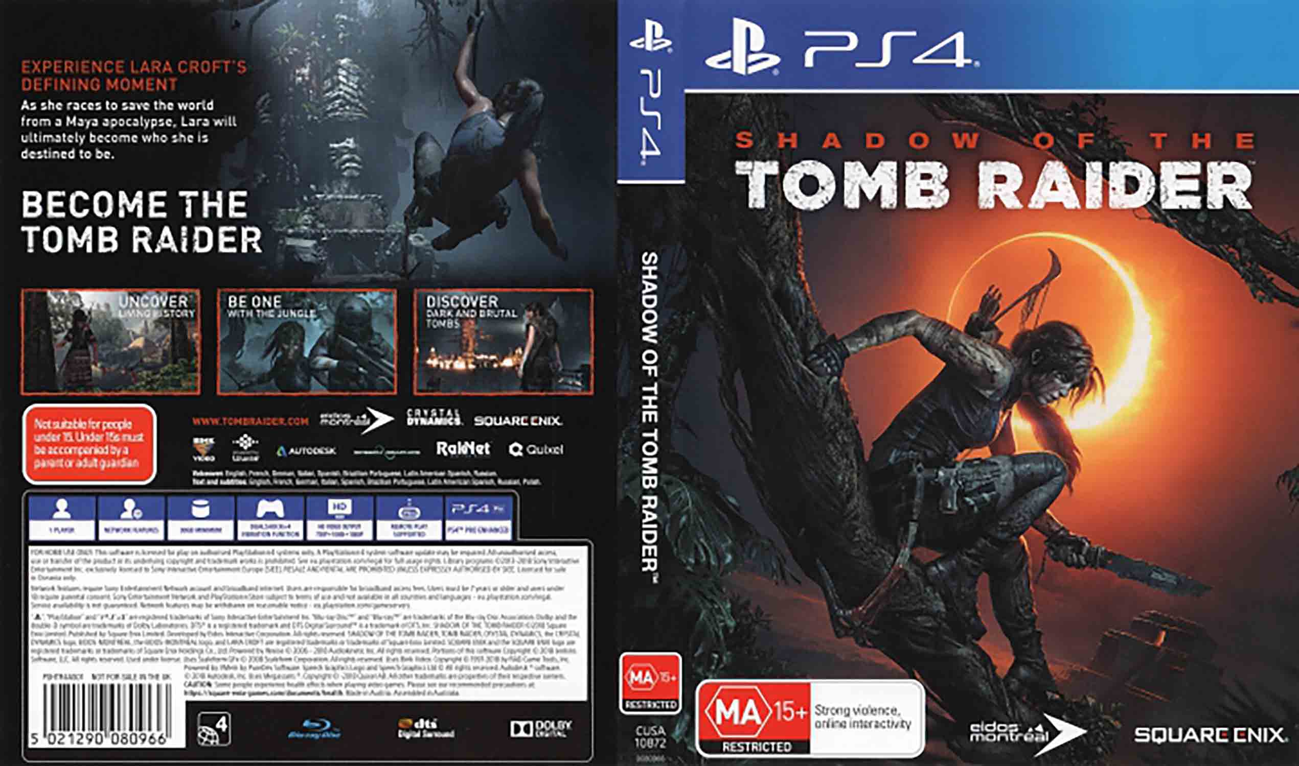 Shadow of the Tomb Raider pro PS4 — akční dobrodružná hra