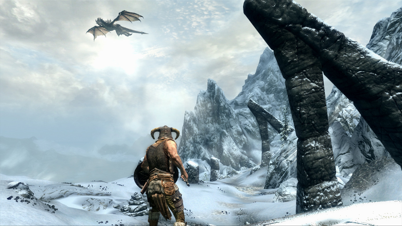 Skyrim Legendary Edition pro Xbox 360 — draci