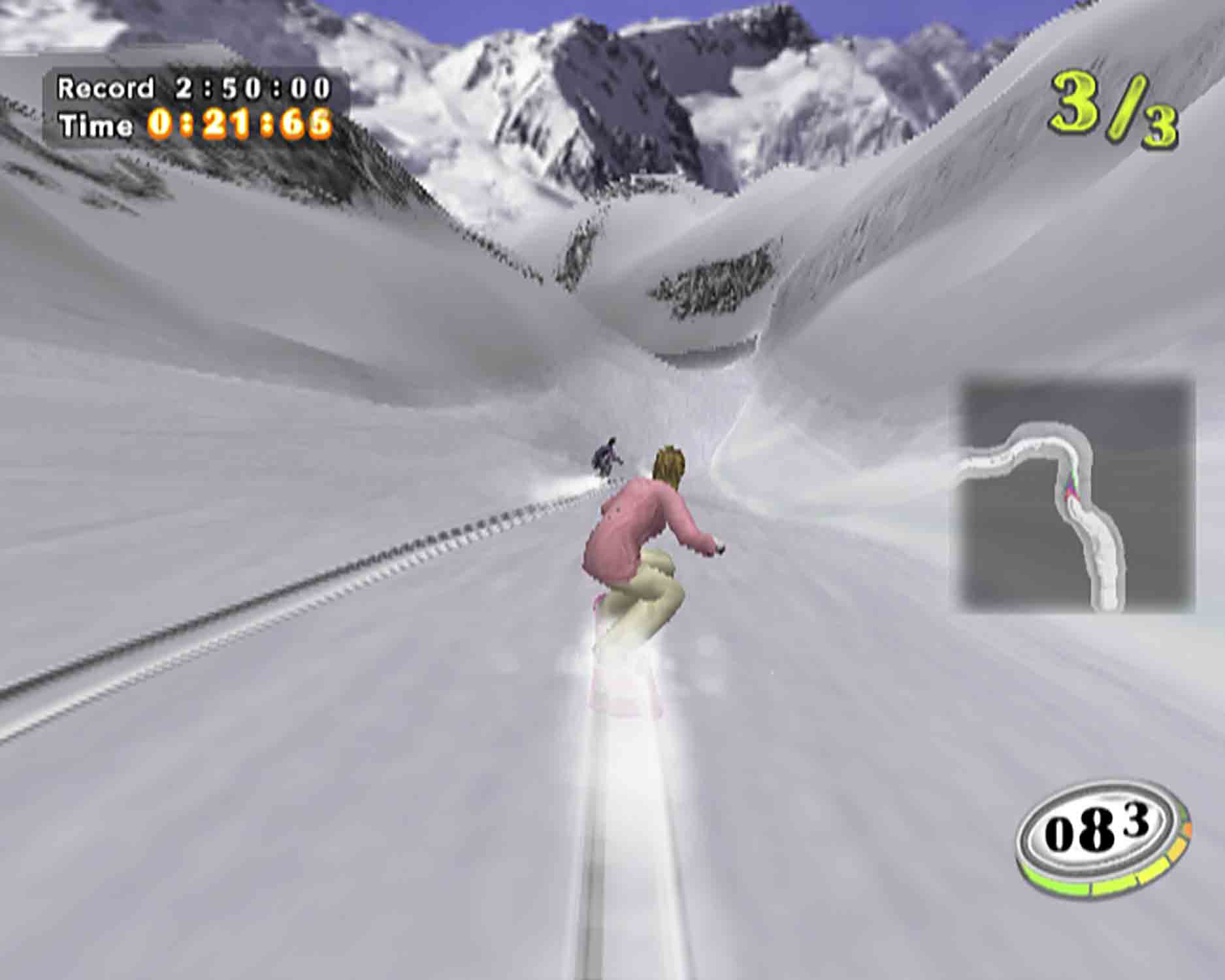 Snowboard Racer 2 pro PS2 — pro dva hráče