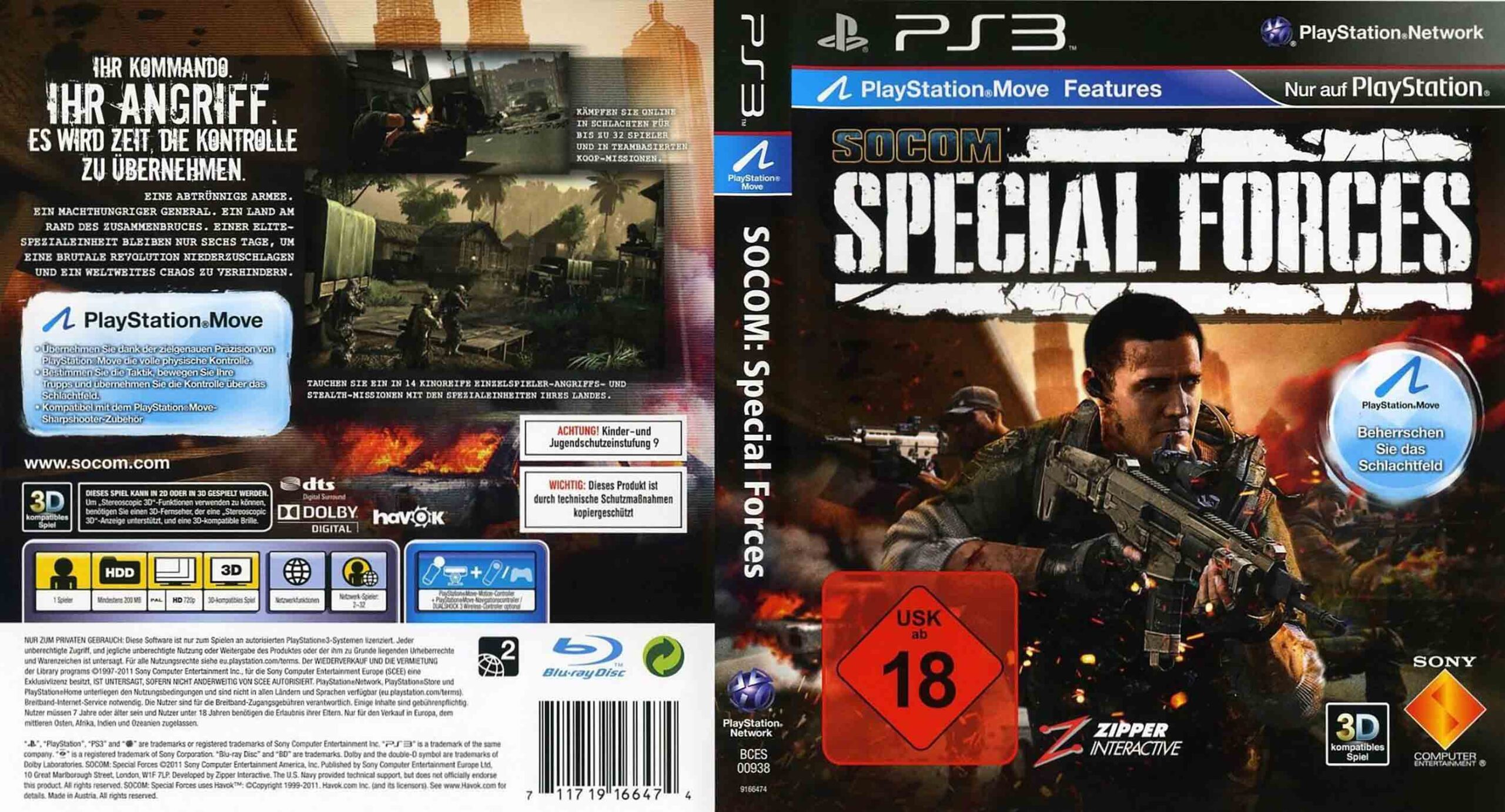 SOCOM: Special Forces pro PS3 - multiplayer kooperace s PlayStation Move podporou a UAV drony