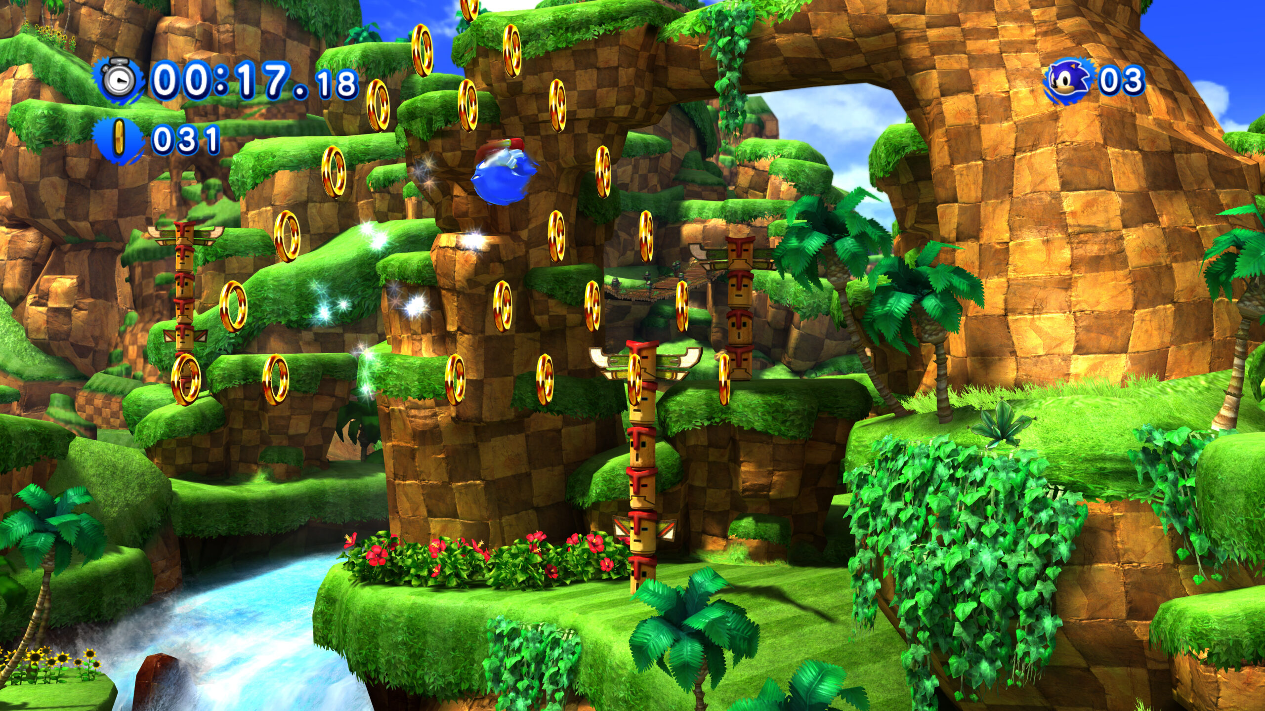 Sonic Generations pro PS3 — modrý ježek