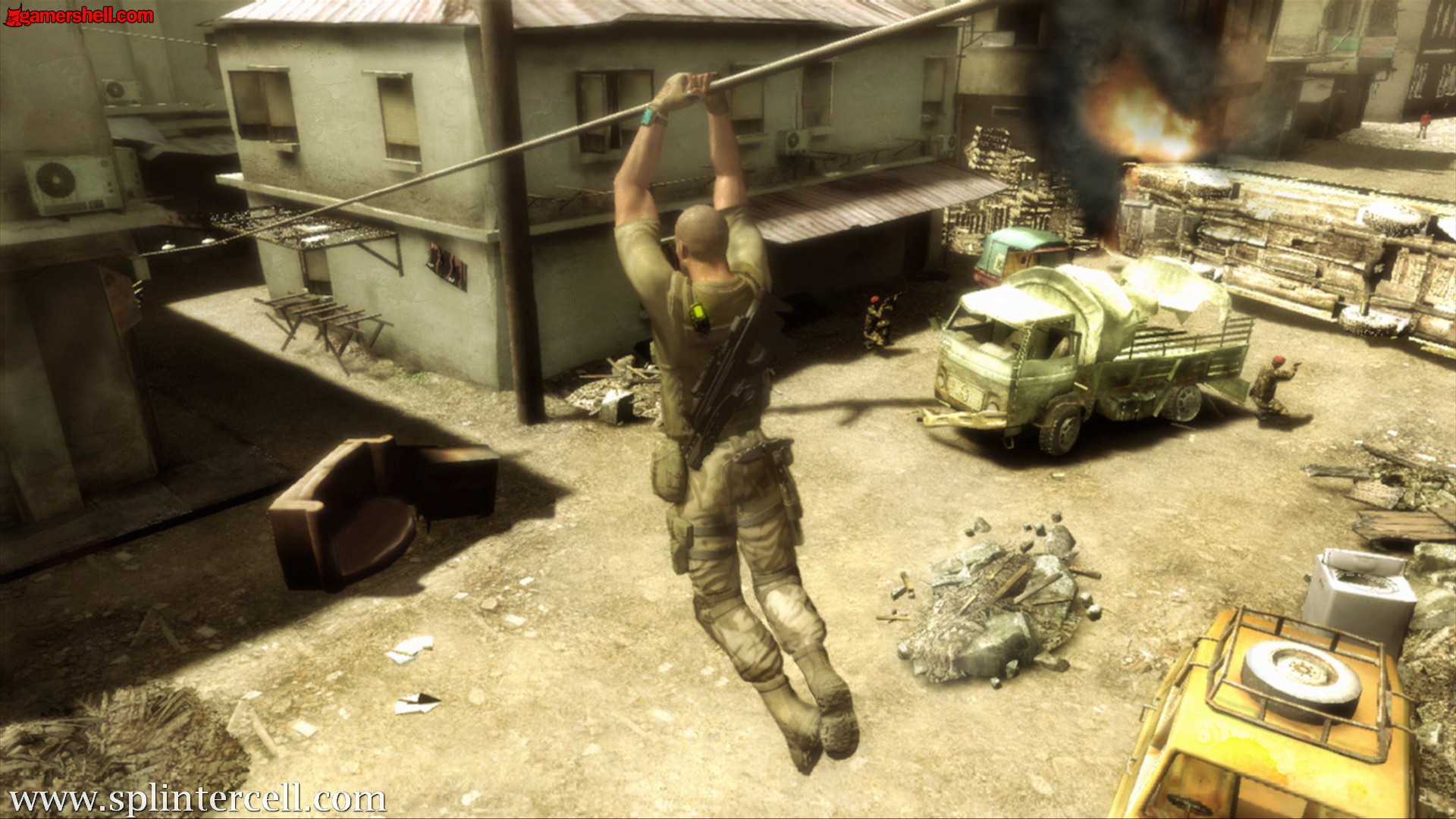 Tom Clancy's Splinter Cell: Double Agent pro XBOX 360 - denní světlo zasněžené lokality