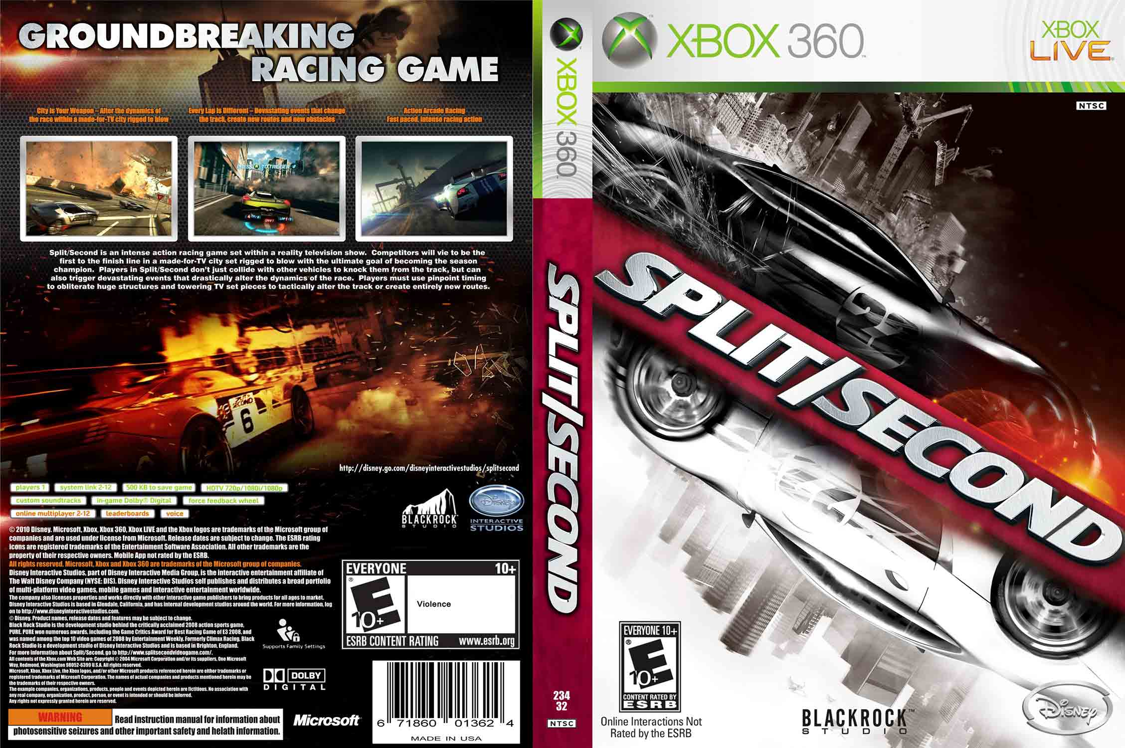 Split/Second: Velocity pro Xbox 360 — arkáda